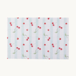 Cherry Stripe Print Textilene Placemat 55149