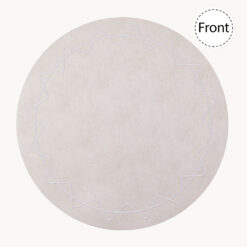 Scalloped Border Reversible Faux Leather Placemat 54354