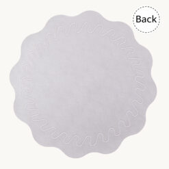 Alternative view of Scalloped Border Reversible Faux Leather Placemat 54332