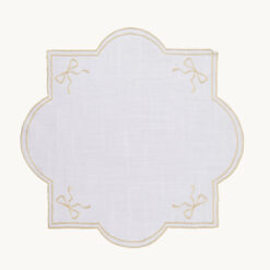 Bow Embroidered Polyester Placemat 53071