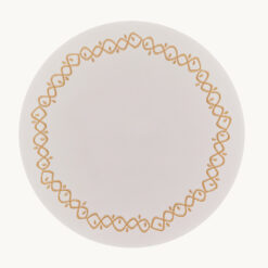 Gold Border Faux Leather Placemat 54331