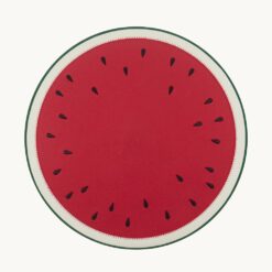 Alternative view of Watermelon Slice Print Faux Leather Placemat 54377