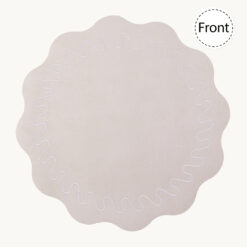 Scalloped Border Reversible Faux Leather Placemat 54332