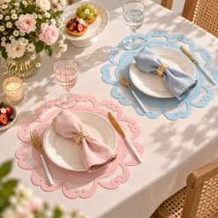 Alternative view of Faux leather placemat PP64009